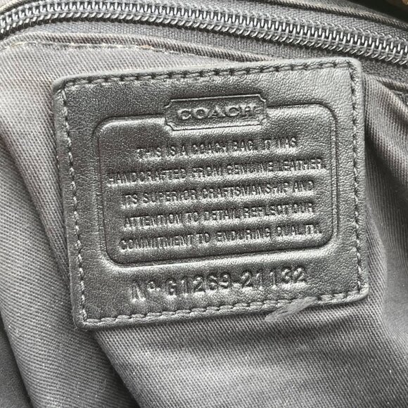 Coach Legacy Molly Black Leather Satchel Bag Handbag Purse - Picture 6 of 15